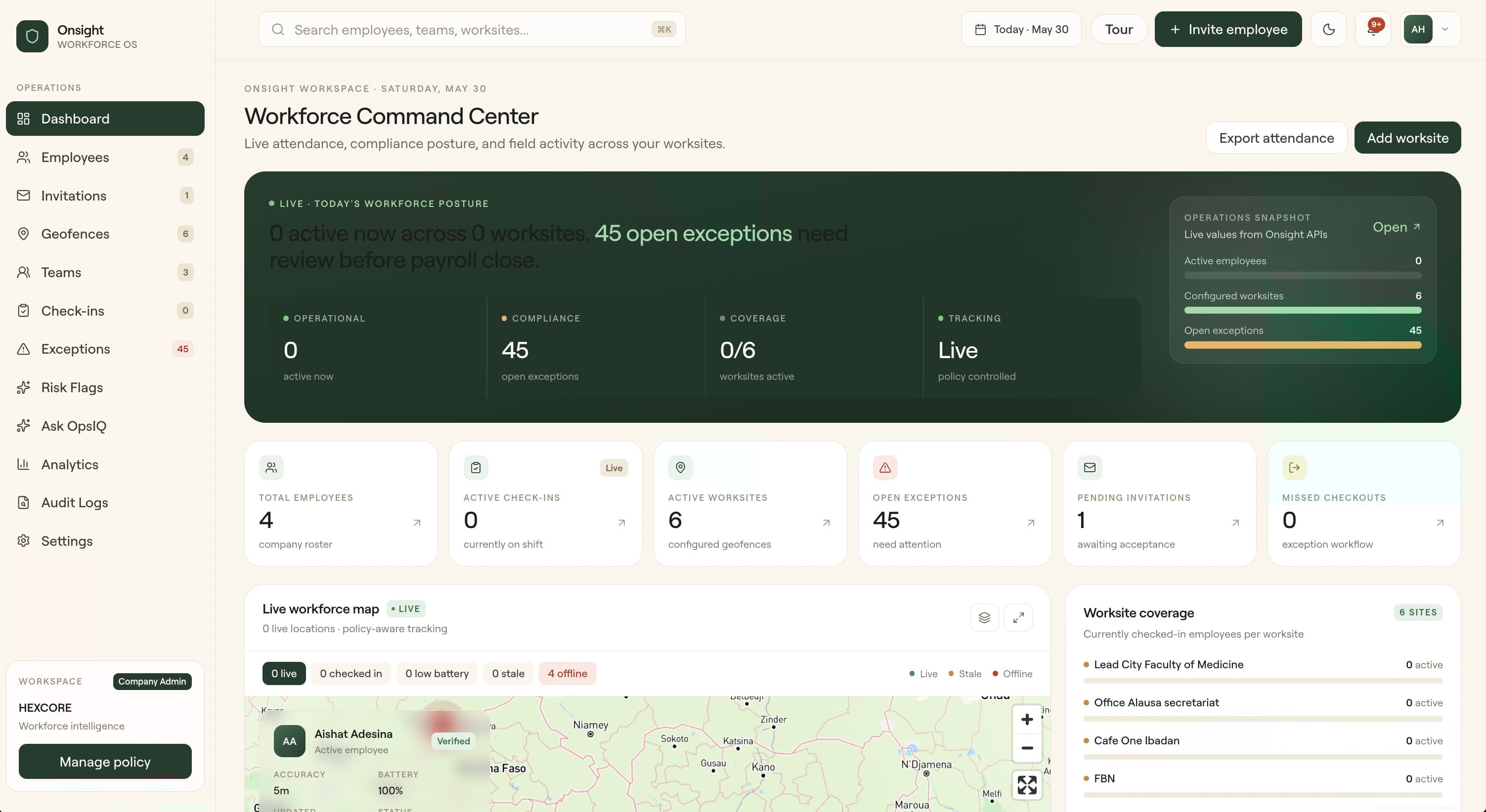 Shipping Onsight: lessons from building workforce intelligence at field scale